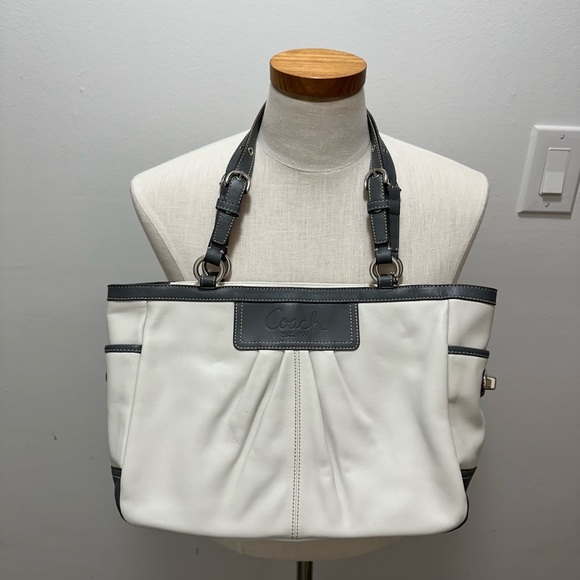Coach Handbags - Coach Pleated Leather Tote